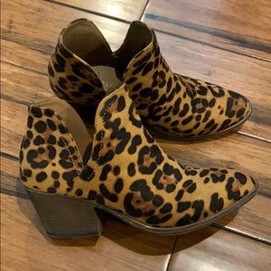 Leopard Print Booties
